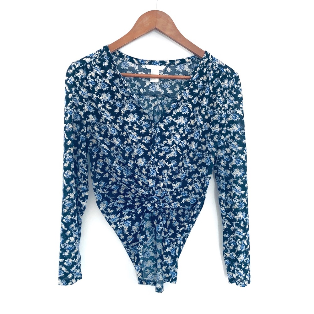 H&M long sleeved Shirt- Cottage Floral size small